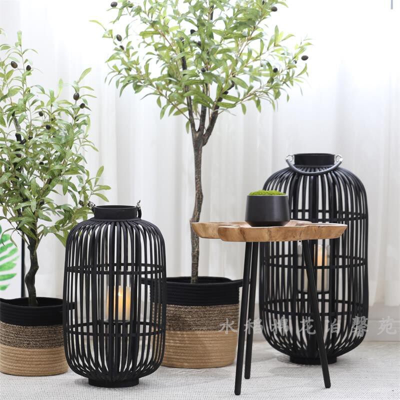 如何选择适合新中式餐厅的落地黑色烛台?