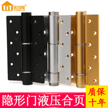 Le household invisible door Hydraulic hinge buffer door closer automatic closing positioning spring hinge background wall secret door