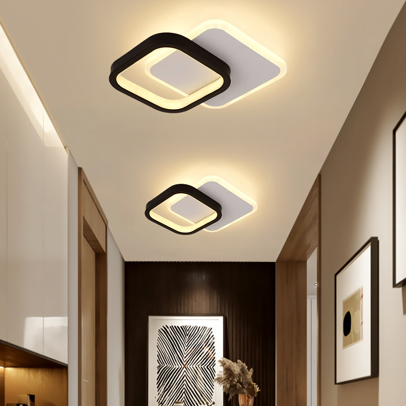 Simple modern LED corridor lights walkway lights into the home lights porch lights cloakroom creative light luxury ceiling Sun table lamp