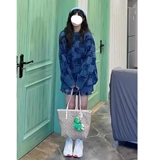 Демисезонный ретро трикотажный свитер подходит для мужчин и женщин для отдыха для влюбленных