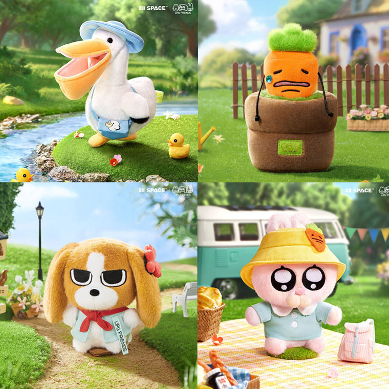 X11 Official Siamese Lippu Wants to Be by Your Side Series Plush Blind Box Multi-Pack Exquisite Dolls Trendy Toys Figurines