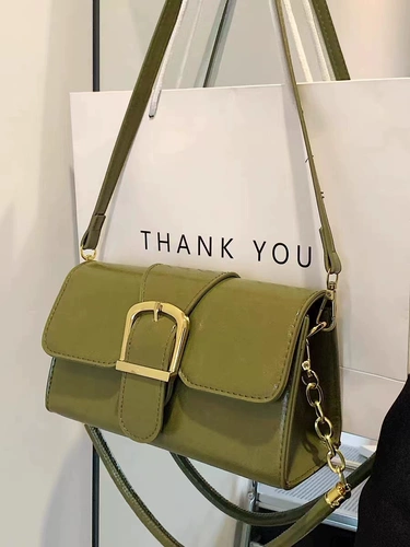 Сумка через плечо, зеленая сумка на одно плечо для отдыха, сумка подмышку, городской стиль