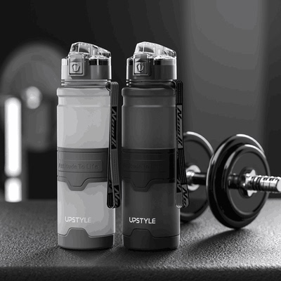 大容量磨砂运动健身水杯吸管杯杯子