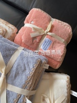 Just need B Entrance Out EXTRA HIGH QUALITY TEDDY SUEDE SOFT ABSORBENT EMBROIDERY MULTIFUNCTION BLANKET TOWEL BATH TOWELS
