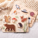 Семейный морской космонавт, деревянная головоломка, раннее развитие, мозговой штурм