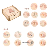 Медведь веха с деревянной коробкой