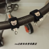 Брендовая коляска для машины, детская универсальная подвеска для выхода на улицу, с вышивкой, с медвежатами