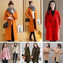 Foreign trade Qingkura womens clothing hair batch of autumn and winter style Nino big coat jacket manufacturer Direct sales ground stock source
