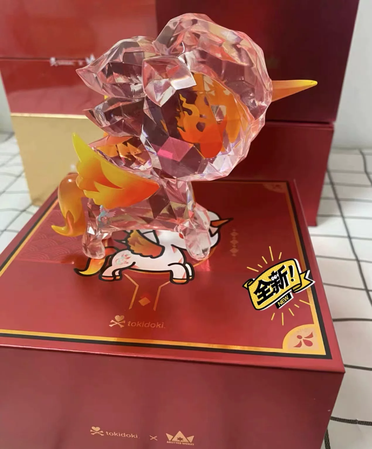 Tokidoki единорожное чудище слепой бокс вишня цветок заяц камень драгоценный камень Гайя мечта смерть бог феникс