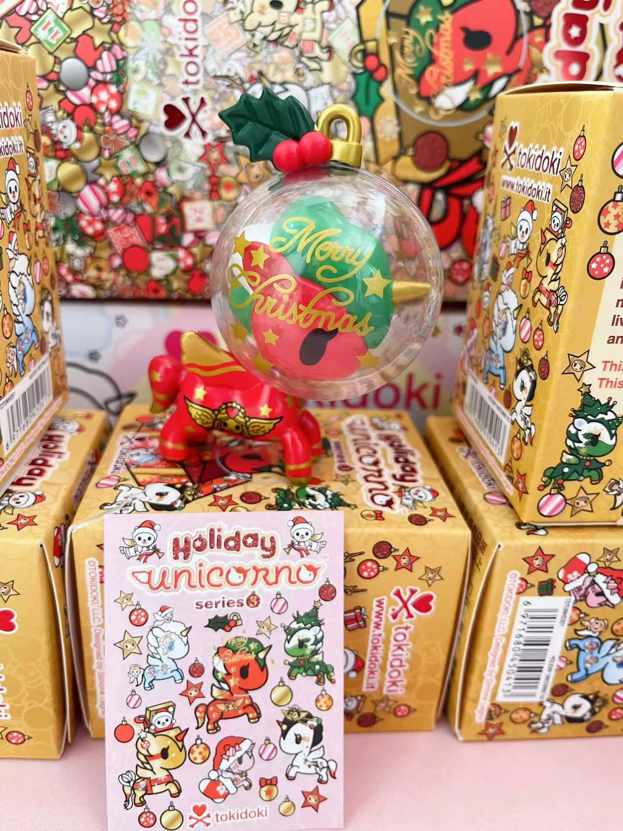 Блайнд-бокс фигурка (Tokidoki) Holiday Unicorno, 5-дюймовая коллекционная фигурка, праздничные варианты