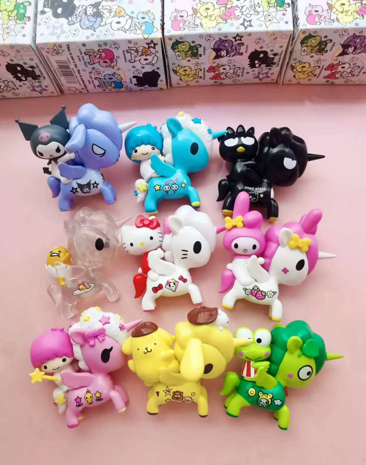 Tokidoki единороги hello kitty Kuromi Gemini Pudding Dog Dog Dog Meliti