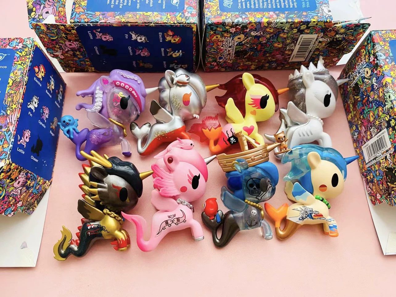 Tokidoki Русалка 467-е поколение Кровавая коробка кукла Рыба Рыба Знак Морской Звезда Знак Гений Зициан Пират
