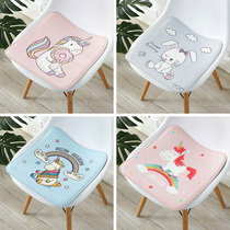 Cartoon children baby primary school student cushion dining chair cushion Kindergarten classroom small chair cushion non-slip butt cushion