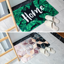 Door Household floor mat Doormat Bedroom floor mat Foyer Kitchen bathroom Bathroom door absorbent non-slip floor mat