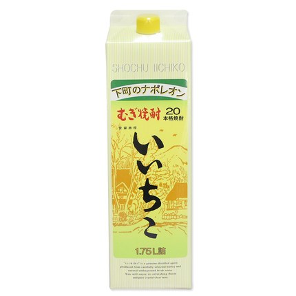 Japan Original imported Iichico also Bamboo Burnt Wine Barley Distilled Beng Wheat 1 75L cardboard box 
