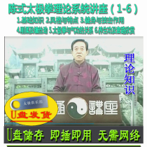 Chen Zhenglei Chen-style Tai Chi theoretical system lectures 6 sets of U disk videos Basic knowledge fitness and martial arts etc.