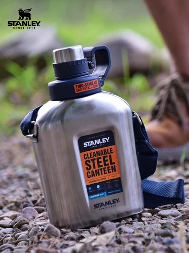 STANLEY Ретро чайник, портативные вместительные и большые подтяжки из нержавеющей стали, нержавеющая сталь AISI 304