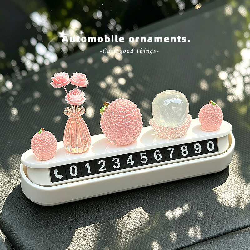 Magnetic Temporary Parking Number Plate for Car, Car Interior Decoration Accessory Magnetic Temporary Parking Number Plate for Car, Car Interior Decoration Accessory