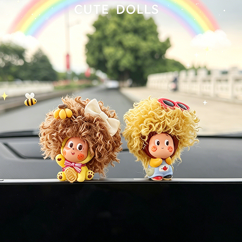 Car Dashboard Decoration Star-Shaped Figure for Car Center Console Display Screen, 2026 New Model, Cute Female Influencer Style Car Dashboard Decoration Star-Shaped Figure for Car Center Console Display Screen, 2026 New Model, Cute Female Influencer Style