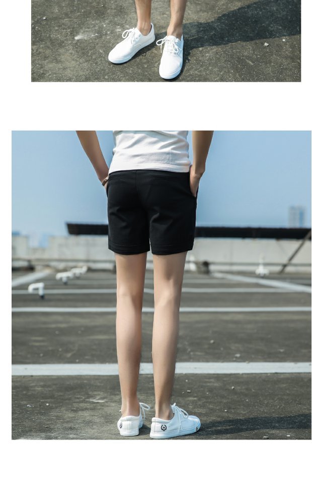 Mùa hè mới, quần short nam cực kỳ phiên bản Hàn Quốc của kiểu quần ba dây tự uốn cong áo nam hàng hiệu