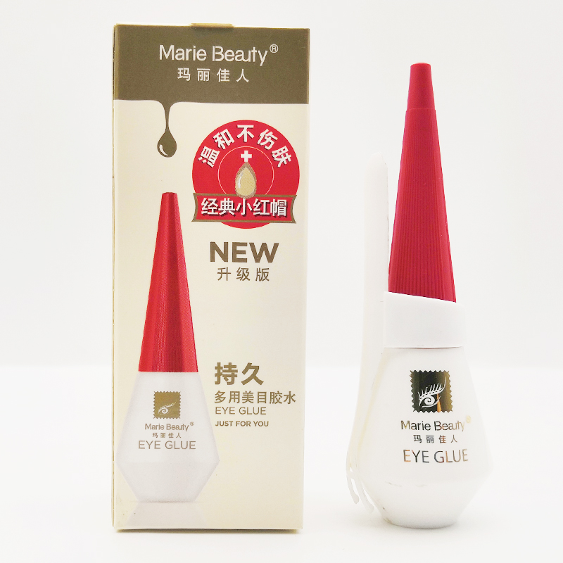 Marie Canon eye eyelash glue small red hat fake eyelash glue double eyelid leather transparent adhesive tape water 