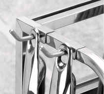 Stainless steel kitchen rack adhesive hook seasoning rack adhesive hook kitchen supplies knife shovel adhesive hook storage and finishing adhesive hook