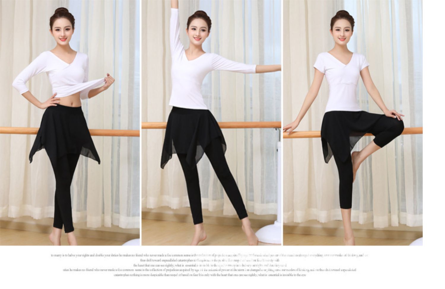 Quần áo khiêu vũ ngọn Quần áo tập thể dục cơ thể tập thể dục yoga quần áo ngọn học sinh cơ sở quần áo đào tạo Quần áo khiêu vũ Latin - Khiêu vũ / Thể dục nhịp điệu / Thể dục dụng cụ đồ nhảy dancesport