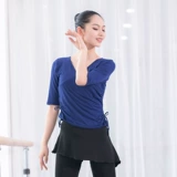 Танцевальные топы одежды, средние рукава, народные танцы, танцевальная одежда, черная рифмовая рифма учитель базовая тренировка модальная одежда модаль