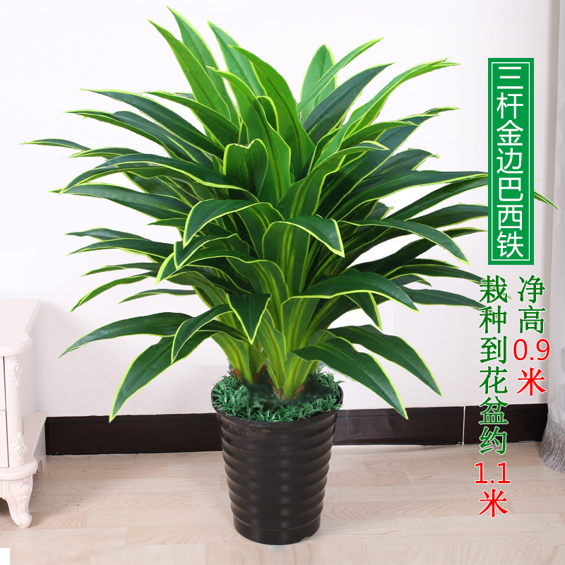 Artificial Tree, Brazilian Ironwood, Large Artificial Plant, Potted Green Plant, Bonsai, Living Room, Hotel, Floor-Standing Decorative Floral Arrangement