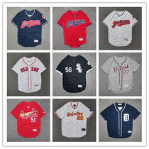 Hip hop short sleeve baseball clothes men and women open shirts plus hypertrophy code loose baseball jersey street dance hiphop jerseys long section
