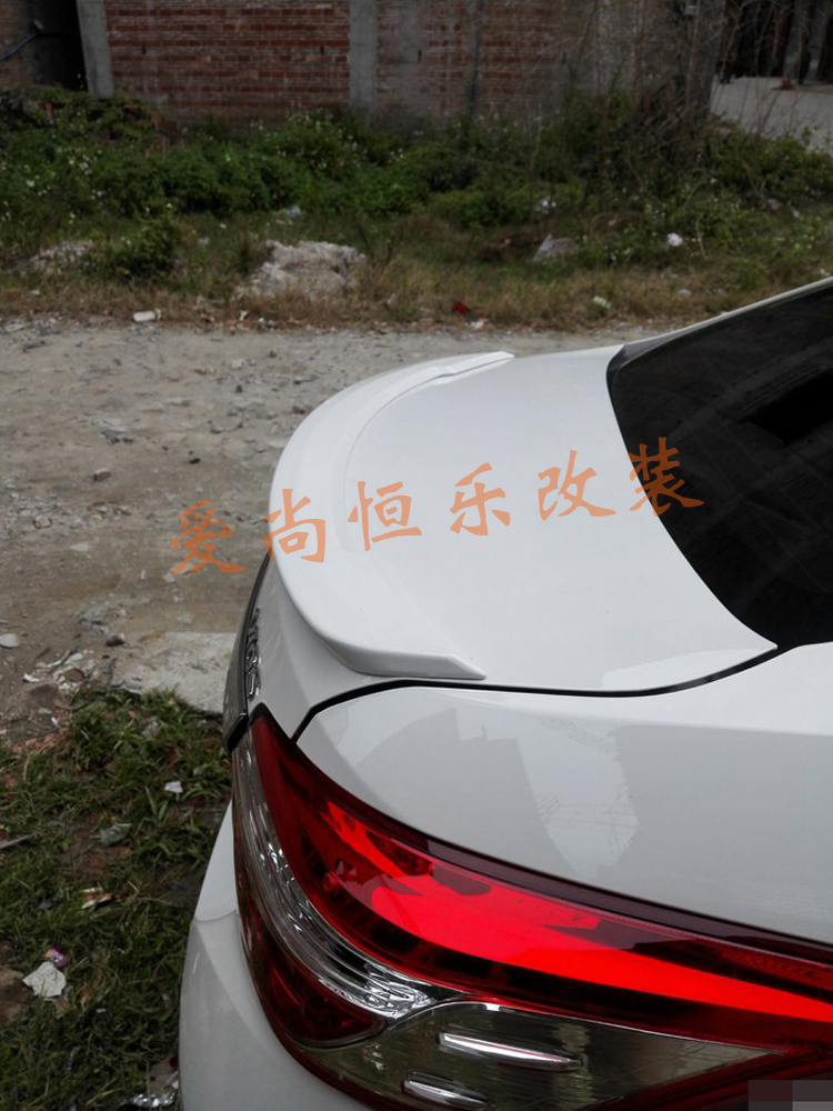 Vật liệu ABS 14-15 Toyota Vios cánh sau áp lực ngang loại cánh cố định cánh cố định sửa đổi cánh lướt gió Vios đặc biệt cánh gió đuôi xe hơi