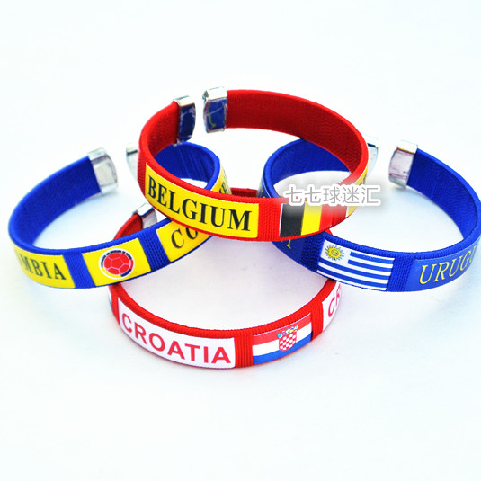 Belgium, Portugal, Croatia, Germany fans bracelet European Cup fans supplies souvenir gifts