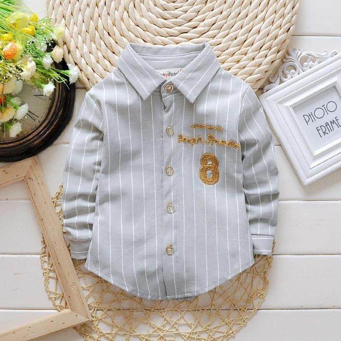 Chemise garcon à manche longue - Ref 2073639 Image 28