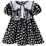 Шифоновое платье для принцессы, детская юбка, летняя летняя одежда, детская одежда, цветочный принт, коллекция 2022, в западном стиле