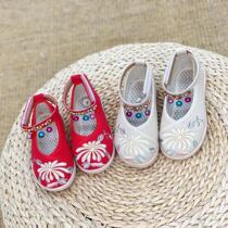 66 Princess Hanfu Shoes Girls Summer Baby Embroidered Shoes Han Shoes Summer Childrens Antiquities Girls Traditional Shoes