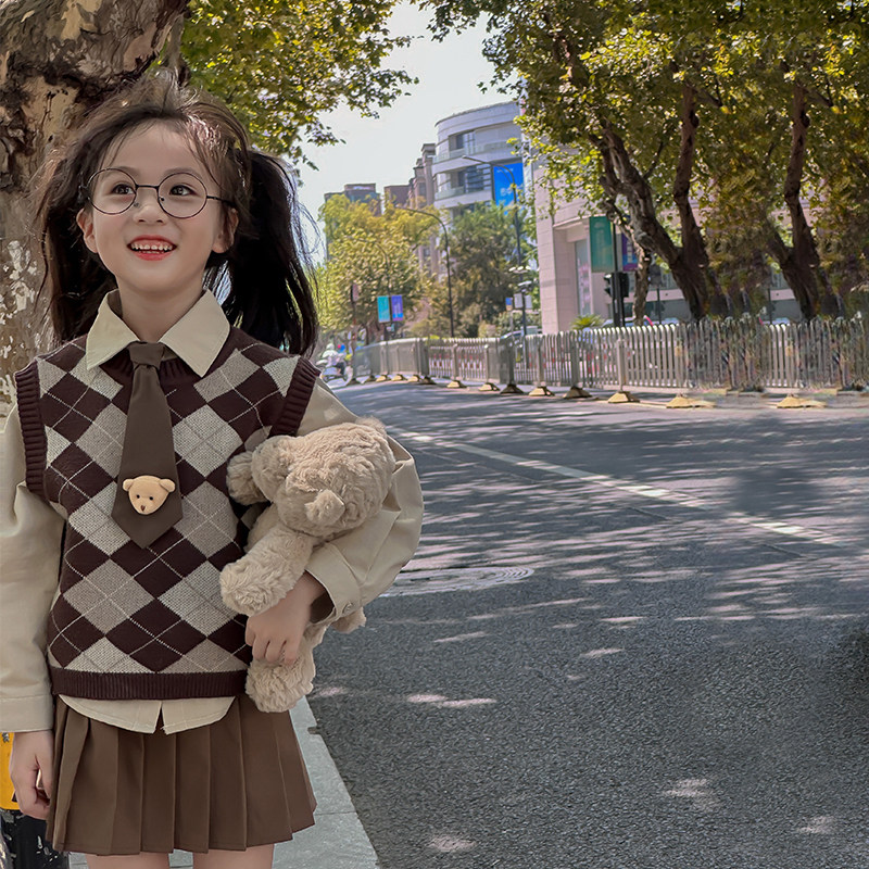 66 of the Princess Cottage Girl Tie Academy Wind Children Cartoon Accessories 2023 Fall new little girl ornaments-Taobao