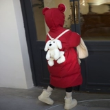 Детский пуховик для принцессы, куртка, средней длины