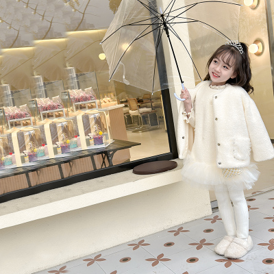 taobao agent Children's demi-season down jacket for princess, trench coat, clothing, 2023 collection, internet celebrity, Chanel style, western style