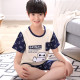 Mens giữa và trẻ em cũ thiết lập 12-15 mùa hè ngắn tay bông bộ con trai Pyjama 13-15 tuổi junior học sinh trung học bông.