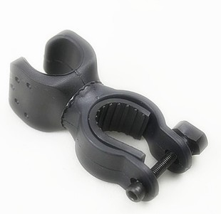 U-shaped 2-generation 360-degree rotation car clip bicycle bracket glare flashlight clip riding 26650 plus size