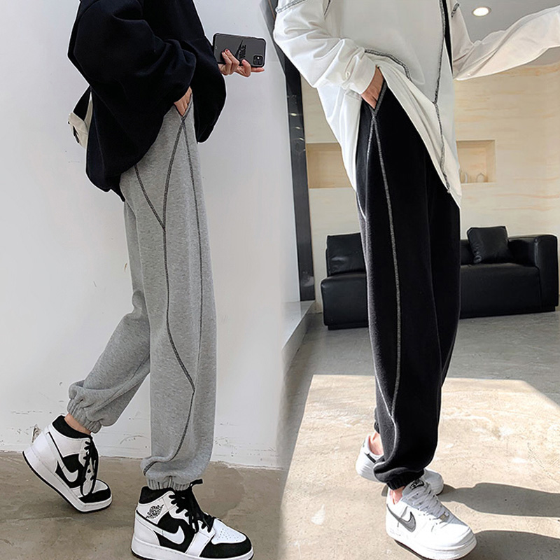 Pregnant Woman Pants Spring Autumn New Fashion Long Pants Loose Casual Sports Pants Bunches Kharenwear Pants Autumn Clothing Inner Lap Pants
