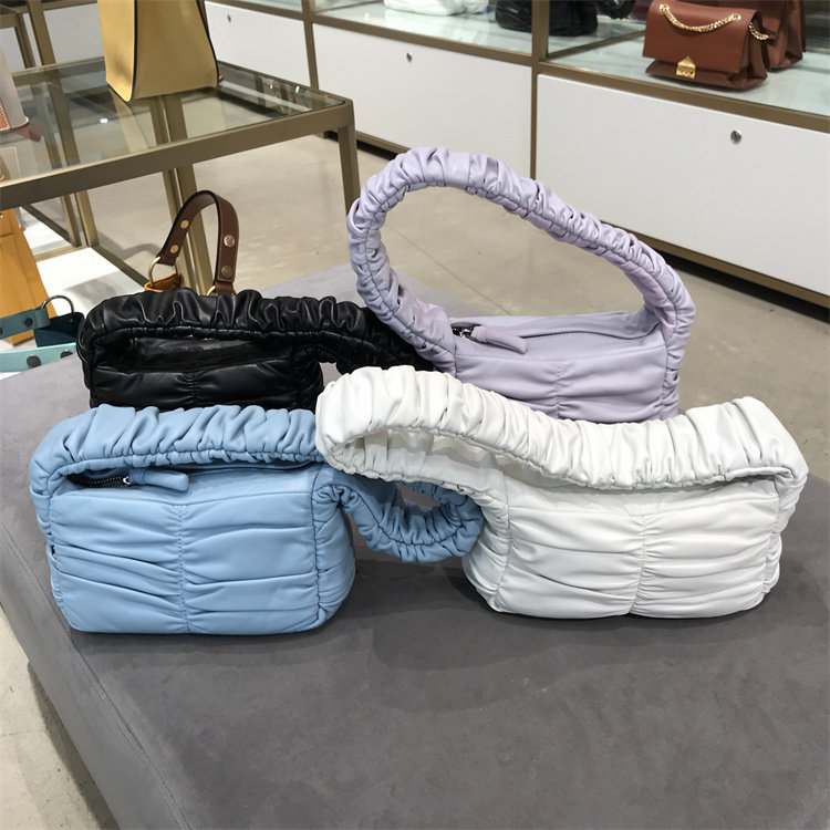 Dissona Di Sanna New Fashion Armband Fold Single Shoulder Small Square Bag Genuine Leather Handbag 8203018001