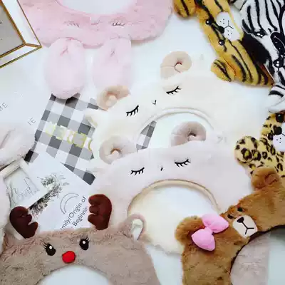 Cute toilet cushion cover universal creative plush cartoon small animal toilet seat gasket household warm toilet