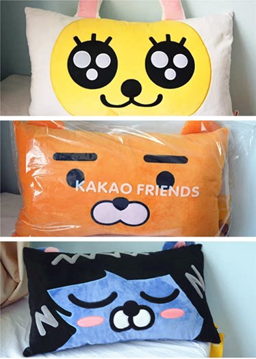 Cute Cartoon Ins Perimeter Plush Single Pillow With Pillow Back Cushion Backrest Removable Washable Single Pillow