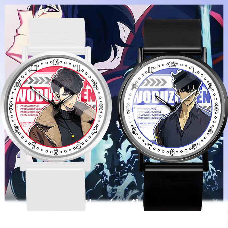 Solo Leveling Sung Jinwoo popular pointer watch for teens, long battery life, anime merchandise