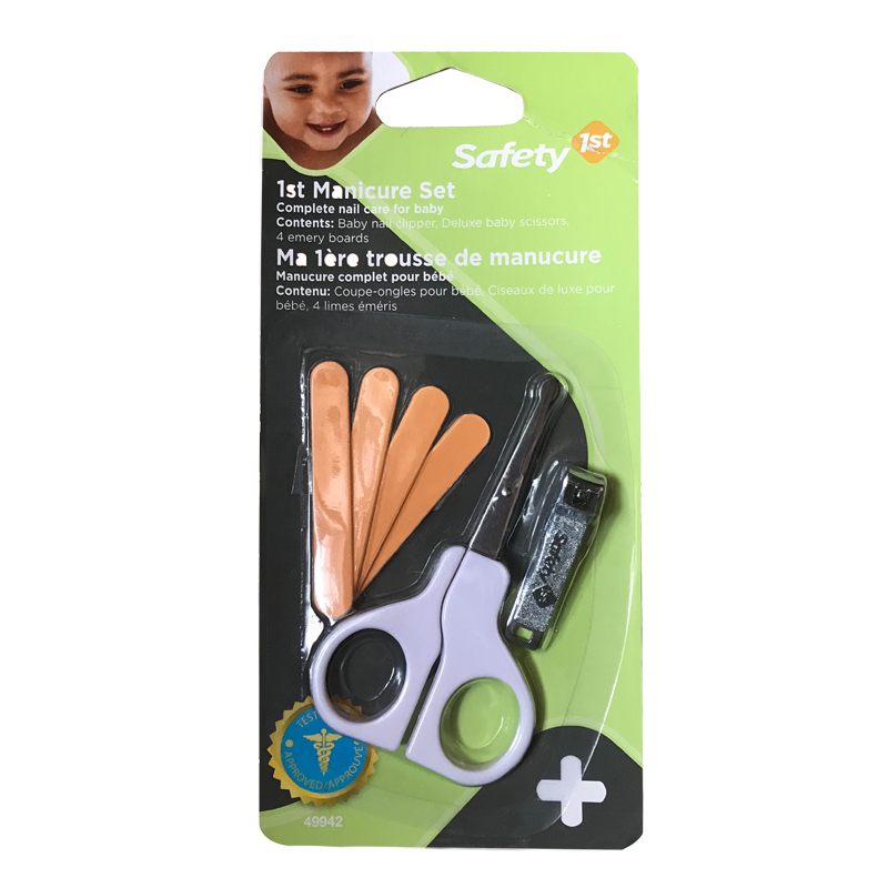 American safety 1st newborn baby special small scissors baby grinders anti-clip meat nail clippers nail files