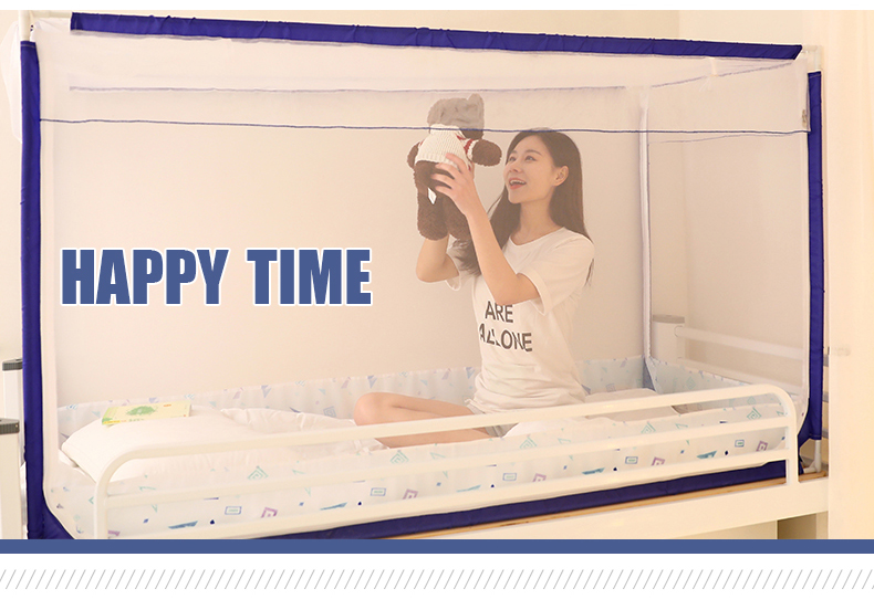Muỗi lưới ký túc xá sinh viên 80x190 bunk 90 nam 100 nữ 120 khung 0,8 * 0,9 * 1 m * 1,2x1,9m - Lưới chống muỗi mẫu màn ngủ đẹp