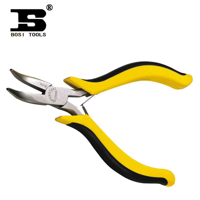 Persian Nickel Ferroalloys Mini Bend Mouth Pliers 5 Inch Tips Mouth Pliers Tools No Teeth High Carbon Steel No Rusty Professional