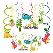 Dinosaurs Themed Party Supplies Childrens Birthday Arrangement Hanging Decorations Ceiling Hallway Floor Hanging Accessories