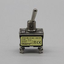 Button switch 10A 250VAC T521B Yongde bipolar single throw button switch toggle switch
